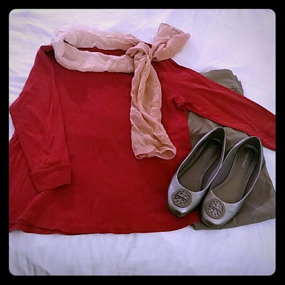 Talbots 3/4 Sleeve Tee